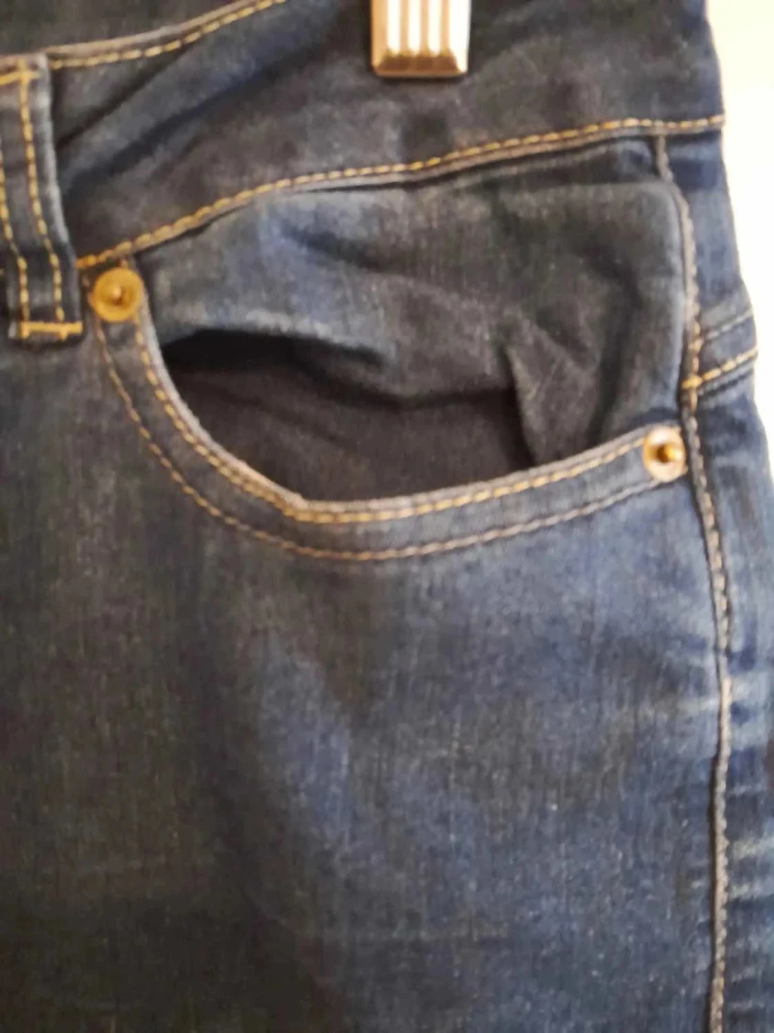 Jeans feminino Tamanho 36 - Marca Sew here cor azul – photo 4